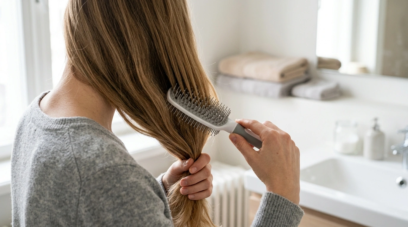 Anti-Static Detangling Brush for Smooth, Frizz-Less Hair