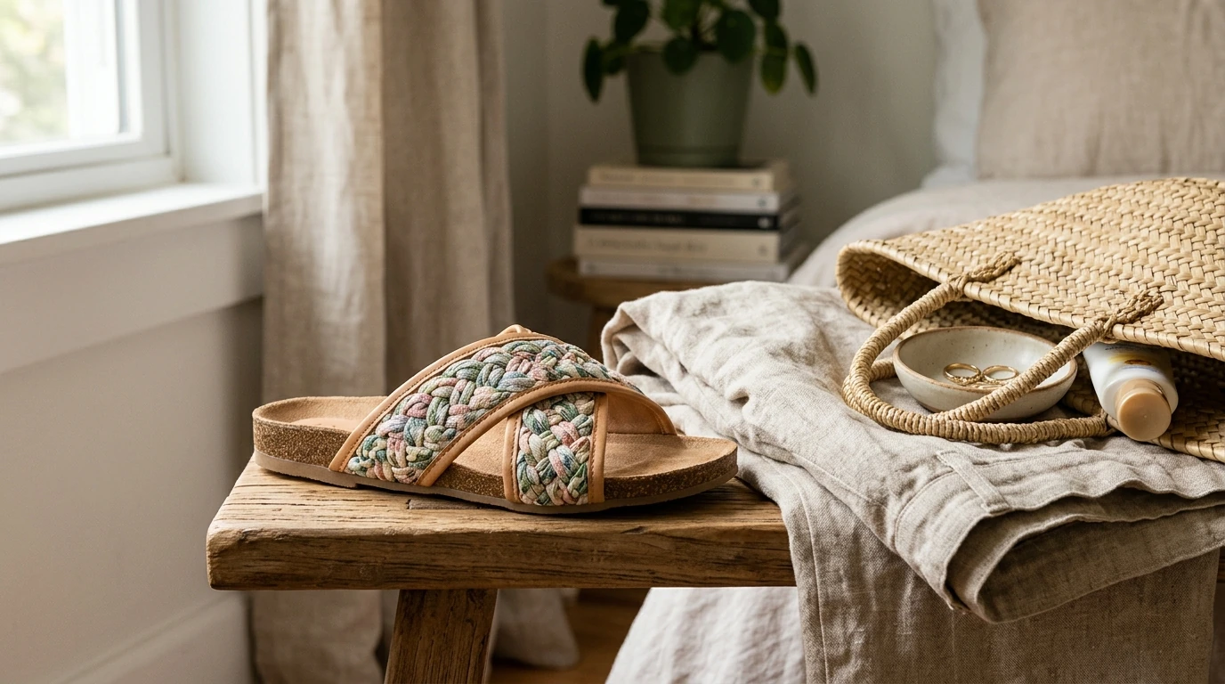 Flat Sandal Trends 2026: Floral Straps & Walkable Chic